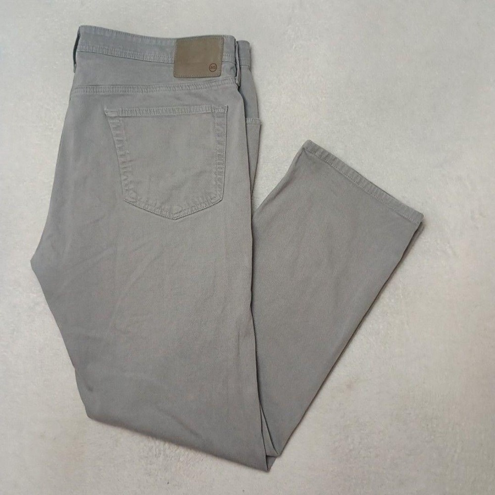 AG Adriano Goldschmied Jeans Mens 40x30 Gray Everett Slim Straight Stretch Work